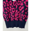 Dior Women's Leopard Print Knitted T-shirt