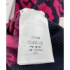 Dior Women's Leopard Print Knitted T-shirt