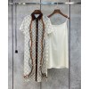 Celine Women's Silk Dress Coffee