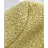 Celine Women's Double-breasted Woolen Coat Yellow