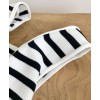 Celine Women's Striped Knitted Vest Black