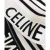 Celine Women's Striped Knitted Vest Black