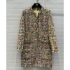 C-C Women's Colorful Tweed Dress Polychrome