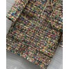 C-C Women's Colorful Tweed Dress Polychrome