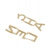 C-C Earrings AB1440 Golden