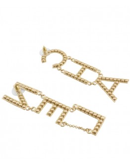 C-C Earrings AB1440 Golden