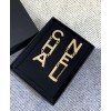 C-C Earrings AB1441 Golden