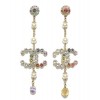 C-C Earrings AB1562 White