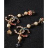 C-C Earrings AB1562 White