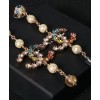 C-C Earrings AB1562 White