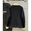 C-C Women's Tweed Coat Black