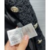 C-C Women's Tweed Coat Black