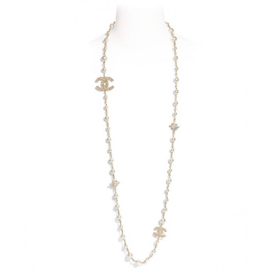 C-C Necklace AB0636 Golden