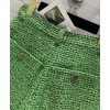 C-C Women's Tweed Shorts Green