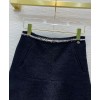 C-C Women's Tweed Skirt Black