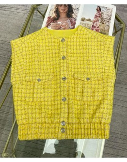 C-C Women's Tweed Vest