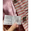 C-C Women's Tweed Vest Pink