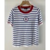 C-C Women's Striped Knitted T-shirt