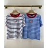 C-C Women's Striped Knitted T-shirt