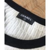 C-C Women's Contrast Knit T-shirt