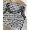 Fendi Women's Logo Jacquard Dress Black