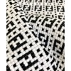 Fendi Women's Logo Jacquard Dress Black