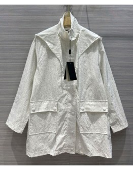Fendi Women's Logo Print Coat