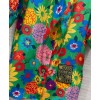 Gucci Women's Silk Print Dress Green