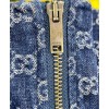 Gucci Women's Gradient Denim Jacket Blue
