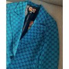 Gucci Women's Logo Printed Suit Light Blue