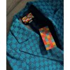 Gucci Women's Logo Printed Suit Light Blue