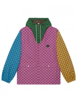 Gucci Women's Multicolor Logo Jacket Polychrome