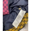 Gucci Women's Multicolor Logo Print Skirt Orange
