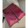 Gucci Women's Multicolor Logo Print Skirt Pink