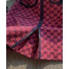 Gucci Women's Multicolor Logo Print Skirt Pink