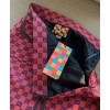 Gucci Women's Multicolor Logo Print Skirt Pink