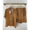 Gucci Women's Bear Silk Suit Light Coffee