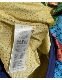 Gucci Women's Multicolor Logo Jacket Polychrome