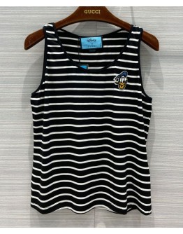 Gucci Women's Striped Vest Black