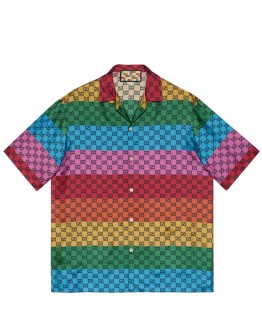 Gucci Women's Multicolor Silk Shirt Polychrome