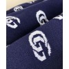 Gucci Women's Logo Jacquard Knitted T-shirt Dark Blue