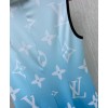 Louis Vuitton Women's Gradient Sleeveless Dress Light Blue
