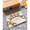 Louis Vuitton Fleur De Monogram Bag Charm Chain M65111 Golden