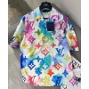 Louis Vuitton Women's Logo Print Shirt Polychrome