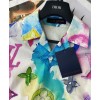 Louis Vuitton Women's Logo Print Shirt Polychrome