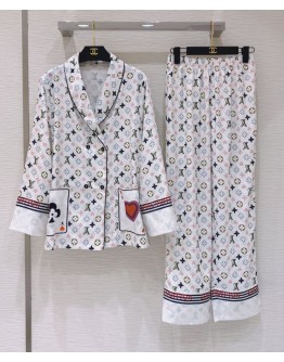 Louis Vuitton Women's Silk Pajamas Set