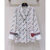 Louis Vuitton Women's Silk Pajamas Set