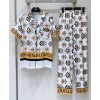 Louis Vuitton Women's Silk Pajamas Set White