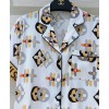 Louis Vuitton Women's Silk Pajamas Set White