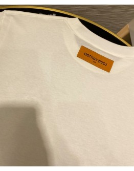Louis Vuitton Unisex Printed T-shirt White